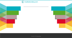 Desktop Screenshot of meditationdiary.com